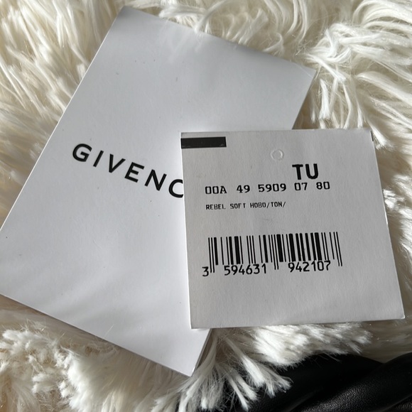 Givenchy Rebel Soft Hobo black braided bag satchel - Picture 13 of 17